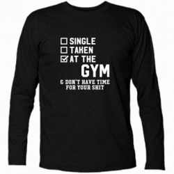 Футболка с длинным рукавом DON'T HAVE TIME FOR YOUR SHIT - PrintSalon