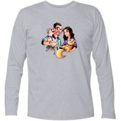 Футболка с длинным рукавом Edison Family - PrintSalon