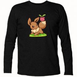 Футболка з довгим рукавом Eevee with Hoppip - PrintSalon