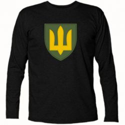 Футболка з довгим рукавом Емблема сухопутних військ України ЗСУ - PrintSalon