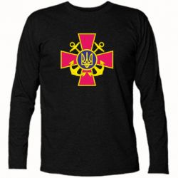 Футболка с длинным рукавом Эмблема ВМСУ - PrintSalon
