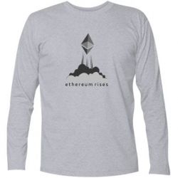Футболка с длинным рукавом Ethereum Rises - PrintSalon