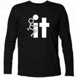 Футболка с длинным рукавом F*ck with IT - PrintSalon