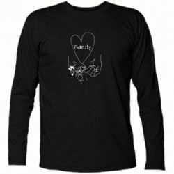 Футболка с длинным рукавом Family - PrintSalon