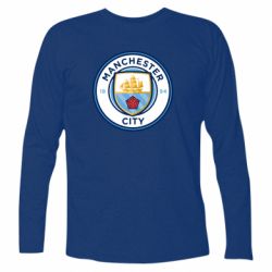 Футболка с длинным рукавом FC Manchester City Logo - PrintSalon