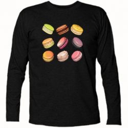Футболка с длинным рукавом Французский макарун - PrintSalon