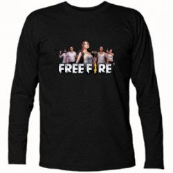 Футболка з довгим рукавом Free Fire Team - PrintSalon