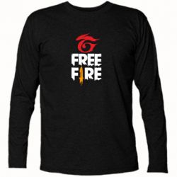 Футболка з довгим рукавом Garena and Free Fire logo - PrintSalon