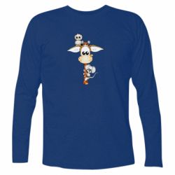 Футболка с длинным рукавом Giraffe Owl and Mouse - PrintSalon