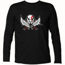 Футболка с длинным рукавом God of war Kratos vector - PrintSalon