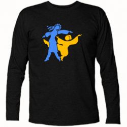 Футболка с длинным рукавом Гопак. Девушка и парень - PrintSalon