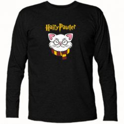 Футболка с длинным рукавом Harry Potter cat - PrintSalon