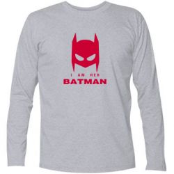 Футболка с длинным рукавом I Am Her Batman - PrintSalon