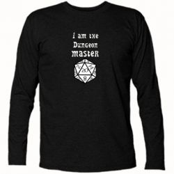 Футболка с длинным рукавом I am the dungeon master - PrintSalon