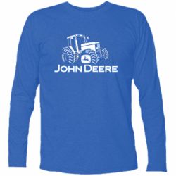 Футболка з довгим рукавом John Deere Logo, Tractor - PrintSalon