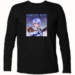 Футболка с длинным рукавом Kamisato Ayato - PrintSalon