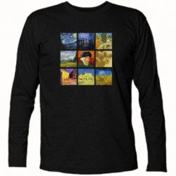 Футболка с длинным рукавом Картины Ван Гога - PrintSalon