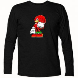 Футболка с длинным рукавом Knuckles the Echidna - PrintSalon