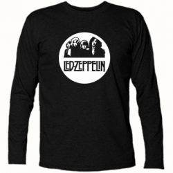 Футболка с длинным рукавом Led Zeppelin in a circle - PrintSalon