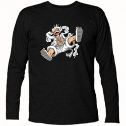 Футболка с длинным рукавом Луффи пробуждение - PrintSalon