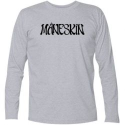 Футболка з довгим рукавом Måneskin logo art - PrintSalon