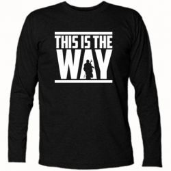 Футболка з довгим рукавом Mandalorian This Is The Way - PrintSalon