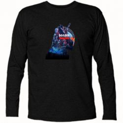 Футболка с длинным рукавом Mass effect n7 - PrintSalon