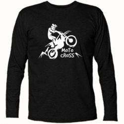 Футболка с длинным рукавом Motocross sport - PrintSalon