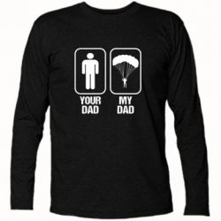 Футболка с длинным рукавом my dad-PrintSalon Футболка с длинным рукавом my dad