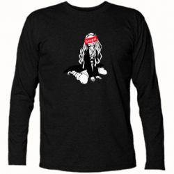 Футболка с длинным рукавом Недзуко - сенпай - PrintSalon