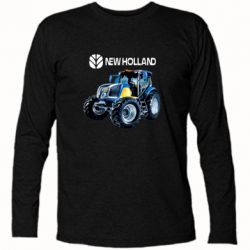 Футболка з довгим рукавом New Holland tractor - PrintSalon