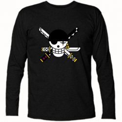 Футболка с длинным рукавом One Piece Zoro logo - PrintSalon