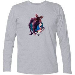 Футболка с длинным рукавом ОСД Одиннадцать и Демогоргон - PrintSalon