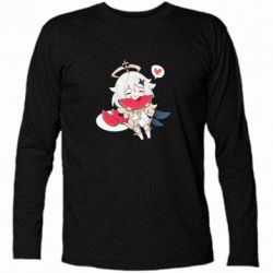 Футболка з довгим рукавом Паймон з кавуном - PrintSalon