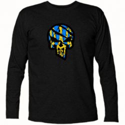 Футболка з довгим рукавом Punisher Coat of arms of Ukraine - PrintSalon