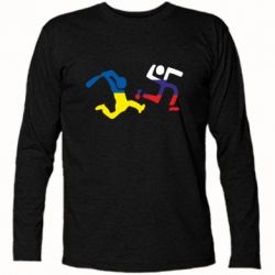 Футболка с длинным рукавом Рашисты прочь! - PrintSalon