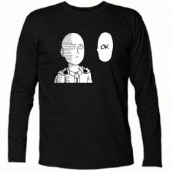 Футболка с длинным рукавом Saitama ok - PrintSalon