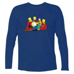 Футболка с длинным рукавом Simpsons At Home - PrintSalon