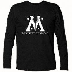 Футболка с длинным рукавом Символ министерства магии - PrintSalon