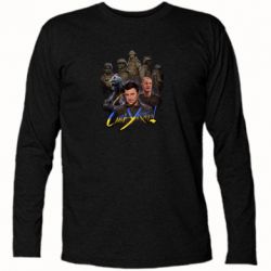 Футболка с длинным рукавом Слава Украине! Слава ЗСУ! - PrintSalon