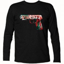 Футболка с длинным рукавом Standoff pistol - PrintSalon