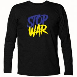 Футболка с длинным рукавом Stop this war - PrintSalon
