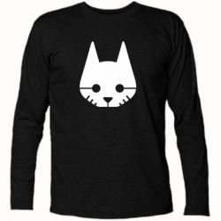 Футболка з довгим рукавом Strey head - PrintSalon