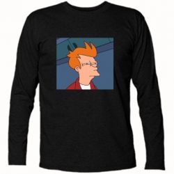 Футболка с длинным рукавом Suspicious Fry - PrintSalon