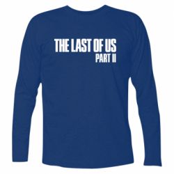 Футболка с длинным рукавом The last of us part 2 logo - PrintSalon