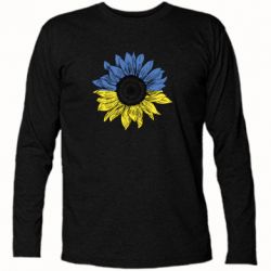 Футболка с длинным рукавом Украина! Подсолнух - PrintSalon
