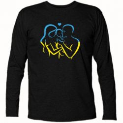 Футболка с длинным рукавом Украина! Семья! - PrintSalon