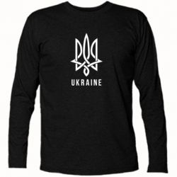 Футболка с длинным рукавом UKRAINE symbol - PrintSalon