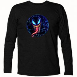 Футболка з довгим рукавом Venom black and blue style - PrintSalon