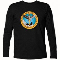 Футболка с длинным рукавом Военная разведка Украина, сова - PrintSalon